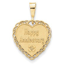 14k Gold Happy Anniversary Charm hide-image