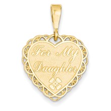 14k Gold For My Daughter Charm hide-image