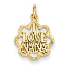 14k Gold I Love Nana Charm hide-image