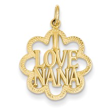 14k Gold I Love Nana Charm hide-image