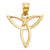 Angel Symbol Charm in 14k Gold