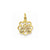 I Love Dogs Charm in 14k Gold