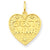 14k Gold Polished Best Nana in Heart Charm hide-image