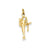 3-D Helicopter Charm in 14k Gold