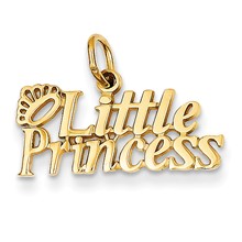 14k Gold Little Princess Charm hide-image