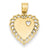 14k Gold Heart Charm hide-image