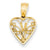 14k Gold Heart Charm hide-image