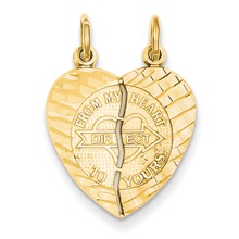 14k Gold Break-apart Love Charm hide-image