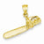 14k Gold 3-D Chainsaw Pendant, Pendants for Necklace