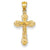 14k Gold Small Crucifix Charm hide-image