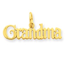 14k Gold Grandma Charm hide-image