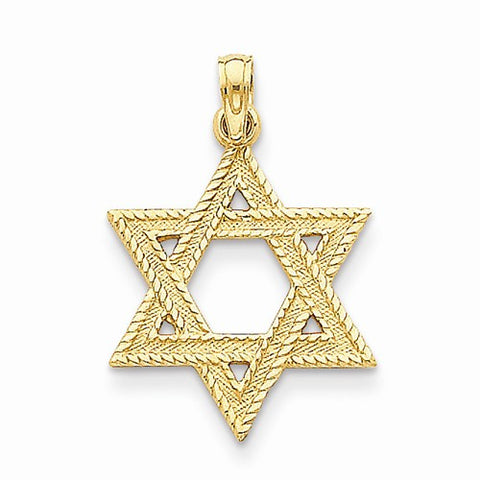 14k Gold Star of David pendant, Exquisite Pendants for Necklace