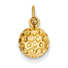 14k Gold Golf Ball Charm hide-image