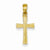 14k Gold Cross pendant, Charm