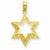 14k Gold 2-D Star of David Pendant, Pendants for Necklace