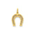 Horseshoe Charm in 14k Gold