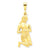 14k Gold Virgo Zodiac Charm hide-image