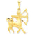 14k Gold Sagittarius Zodiac Charm hide-image