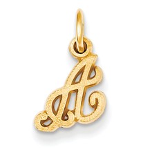 14ky Casted Initial A Charm hide-image