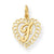 14k Gold Initial F Charm hide-image