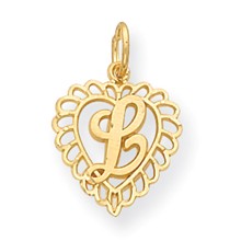 14k Gold Initial L Charm hide-image