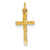 14k Gold Crucifix Charm hide-image