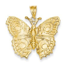 14k Gold Butterfly Charm hide-image