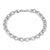 14K White Gold Double Link Charm