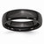 Black Ceramic 6mm Polished Wedding Band