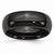 Black Ceramic 8mm Polished Wedding Band