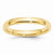 14k Yellow Gold 3mm Comfort-Fit Wedding Band