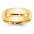 14k Yellow Gold 7mm Comfort-Fit Wedding Band