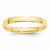 14k Yellow Gold 3mm Lightweight Comfort Fit Wedding Band