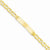 14K Yellow Gold Anchor Id Bracelet