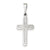 Cross Charm in 14k White Gold