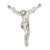 Jesus Charm in 14k White Gold