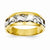 14k Yellow Gold with Rhodium Dolphin Ring