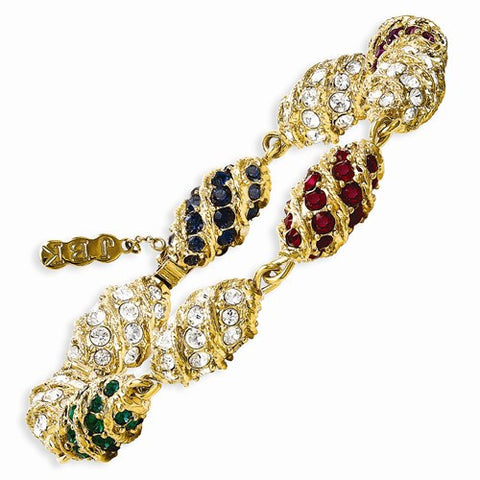 Gold Plated Royal Egg with Extender Bracelet