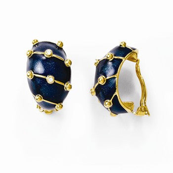 Kennedy Enamel Earclip Earrings