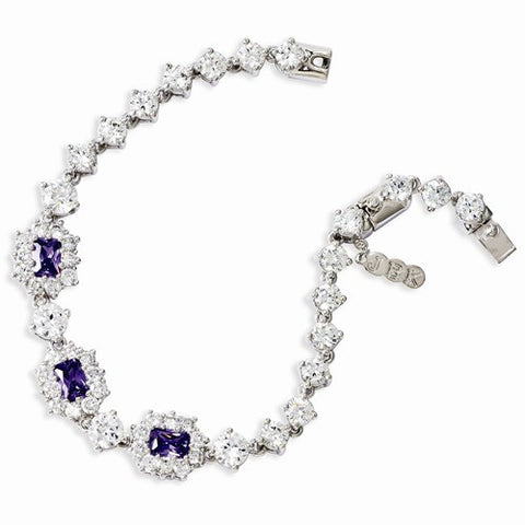 Simulated Tanzanite with Extender Bracelet