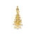 3-D Christmas Tree Charm in 14k Gold