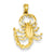 14k Gold Scorpion Charm hide-image