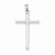 14k White Gold Hollow Cross pendant, Beautiful Pendants for Necklace