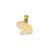 Elephant Charm in 14k Gold