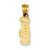 14k Gold Golf bag Charm hide-image