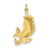 14k Gold American Bald Eagle Charm hide-image