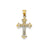 INRI Crucifix Charm in 14k Gold Two-tone