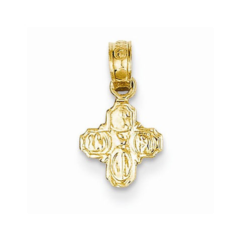 14k Gold Miniature Cross Pendant, Pendants for Necklace