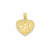 Polished & Satin Small Angel Charm in 14k Gold