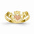 14k Two-tone Claddagh Ring